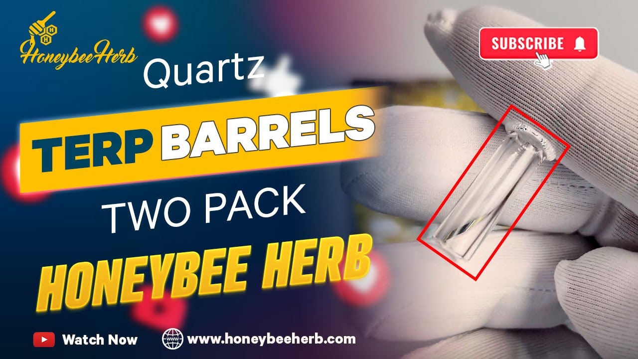 Quartz Terp Barrels 2 Pack Preview | Honeybee Herb