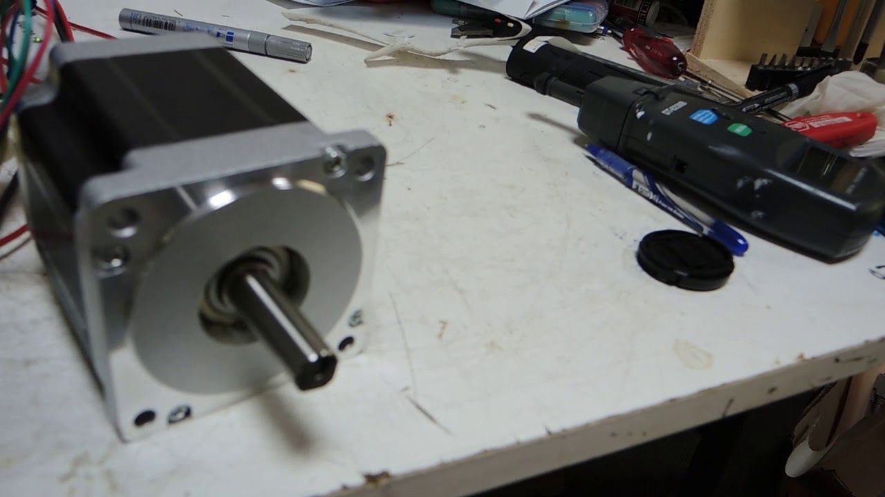LAM Schrittmotorkarte mit 5Nm Motor Drehzahlerhoehung auf 225 rpm