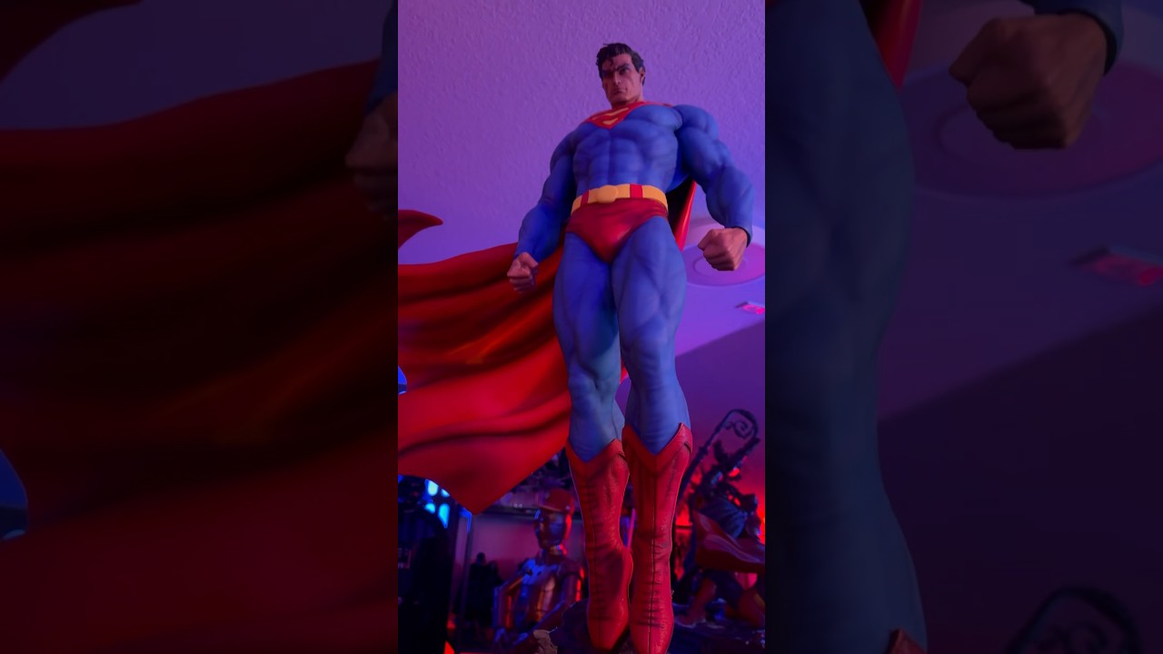 Grail Superman Hush 1/3 Scale Statue Flying over the collection! Who&rsquo;s the best Clark? #dc #batman