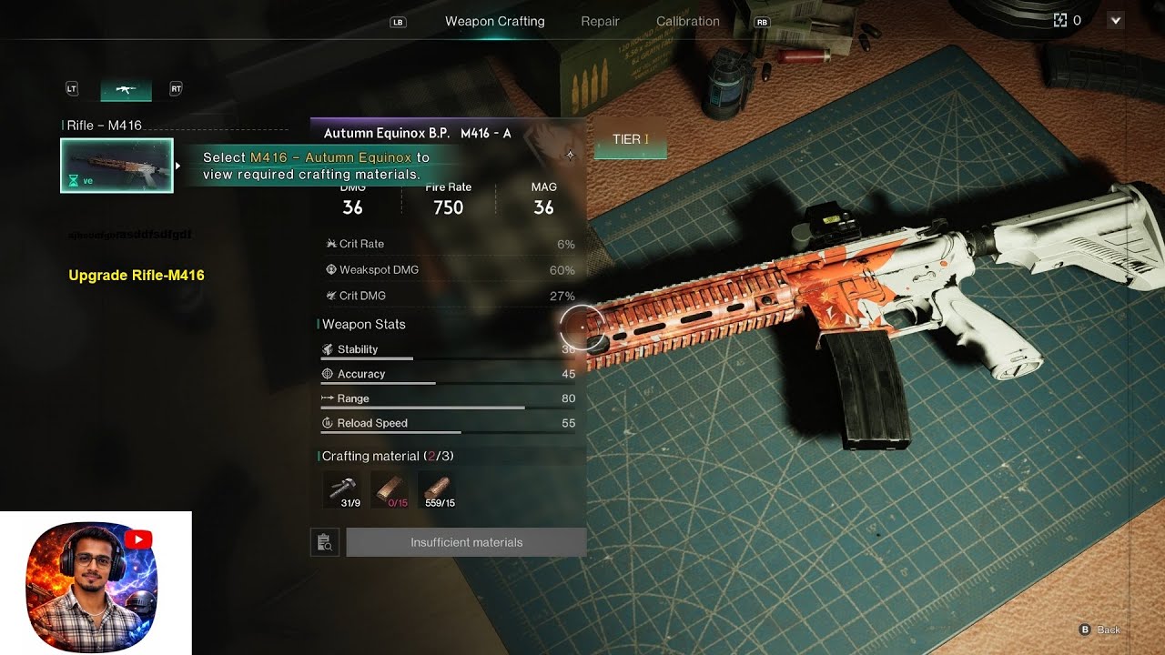 M416 Upgrade in Once Human Game