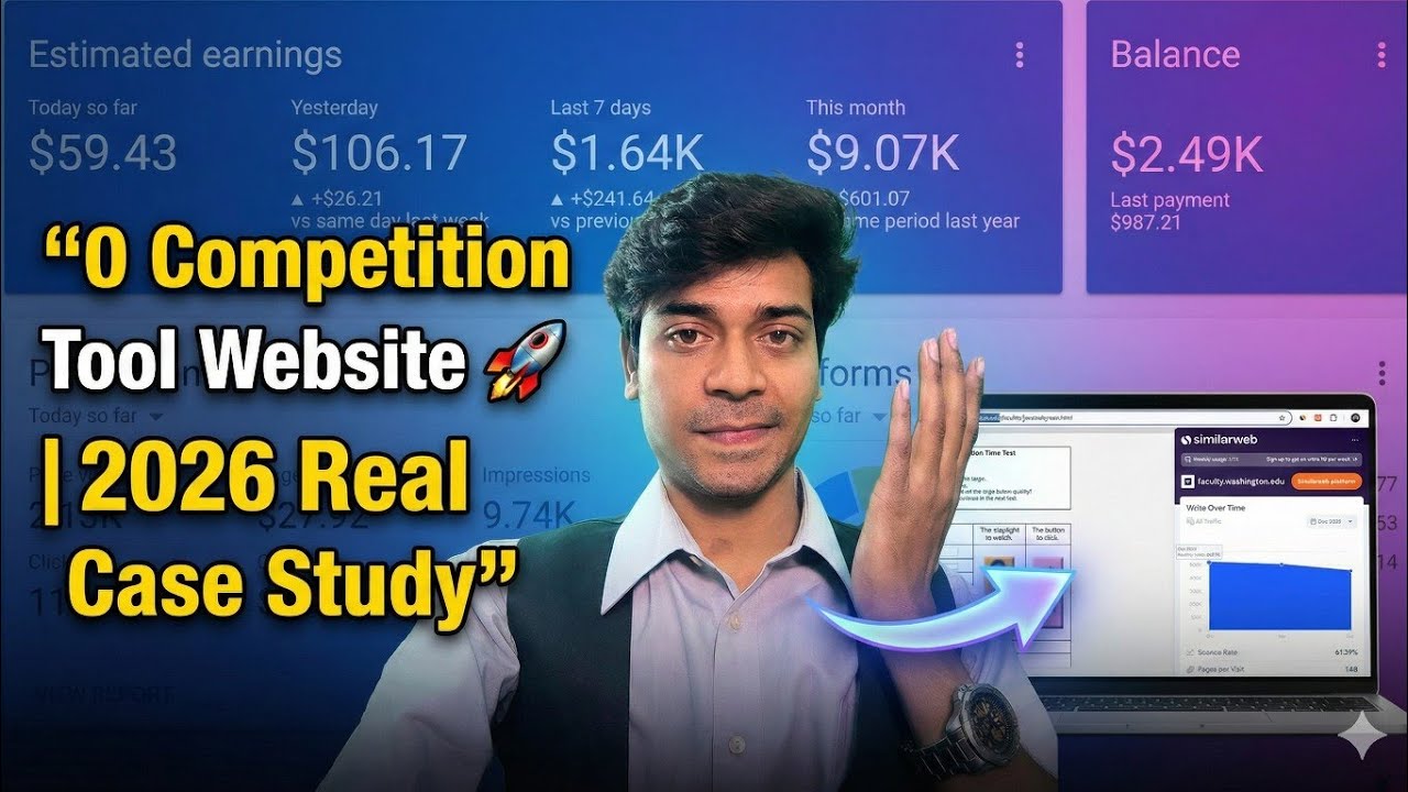 Low Competition Tool Website Ideas | Micro Niche Tool Website topics 2026 