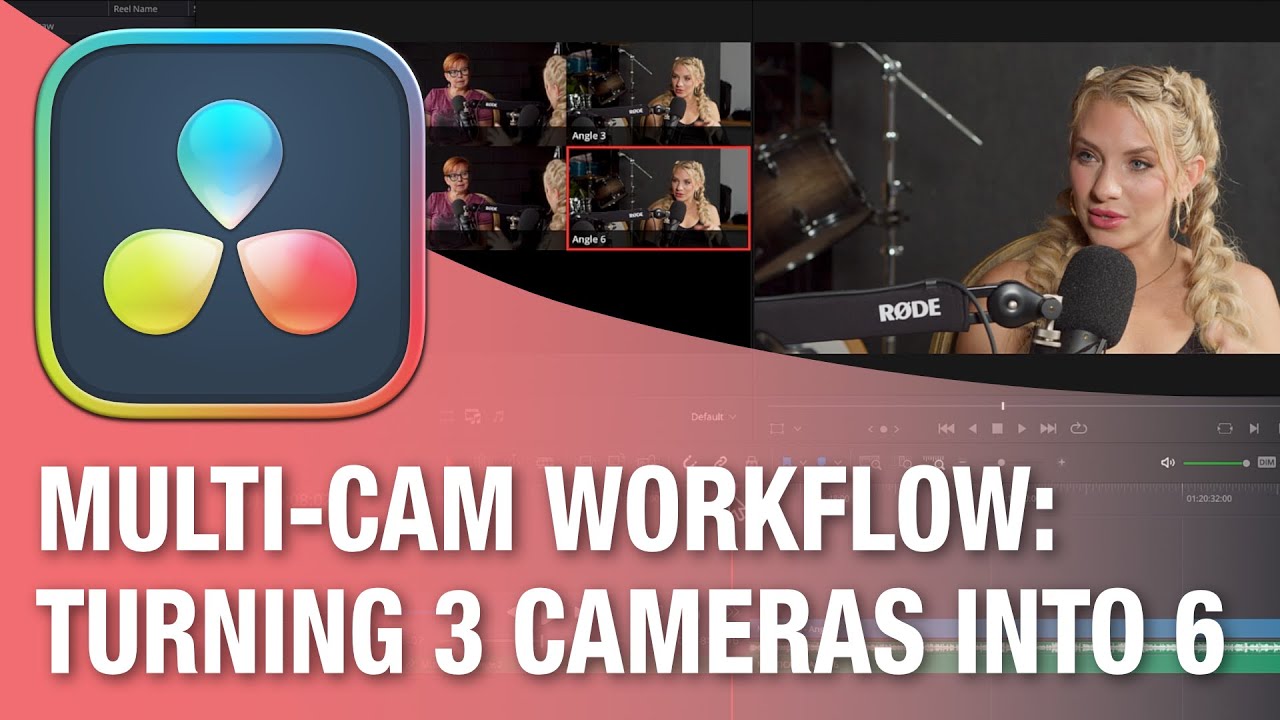 Multi-Cam Workflow in DaVinci Resolve: Turning 3 Cameras into 6 and turning 1 Camera into 3!