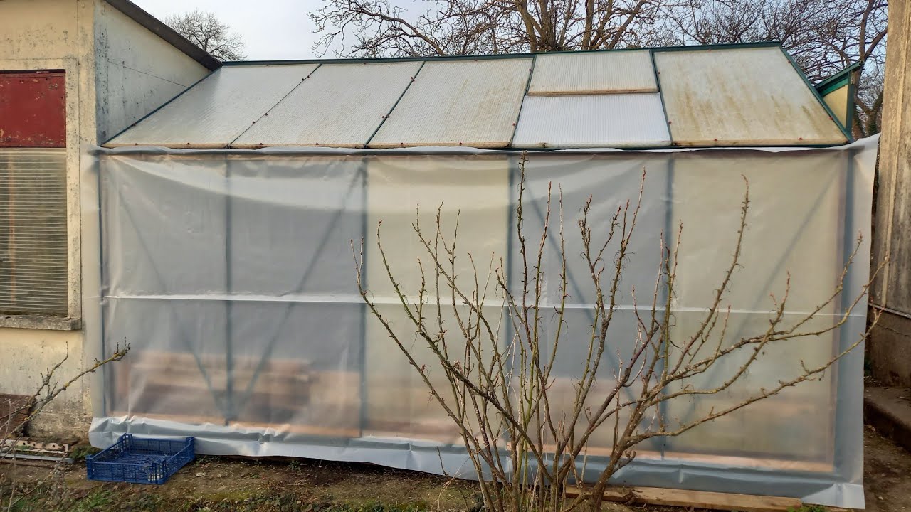 Rénovation de notre serre : La bâche, la meilleure solution contre le vent ? 