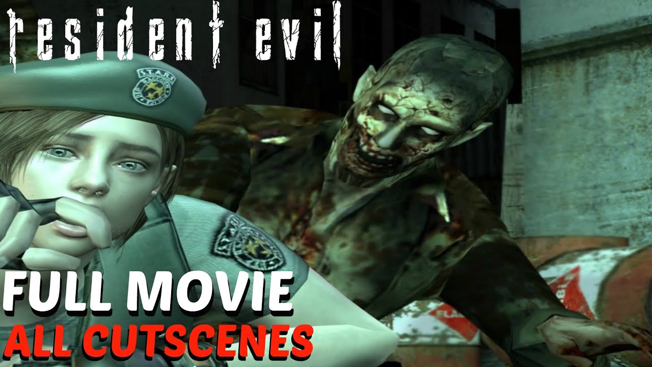 Resident Evil HD Remaster - Jill Valentine - All Cutscenes / Full Movie