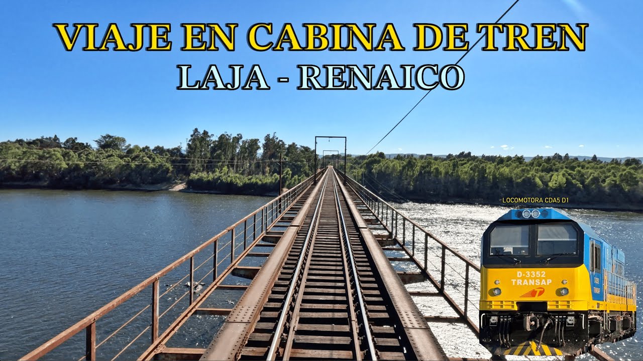 [Cab Ride] Viaje en cabina de tren por Chile - Tramo Laja a Renaico.
