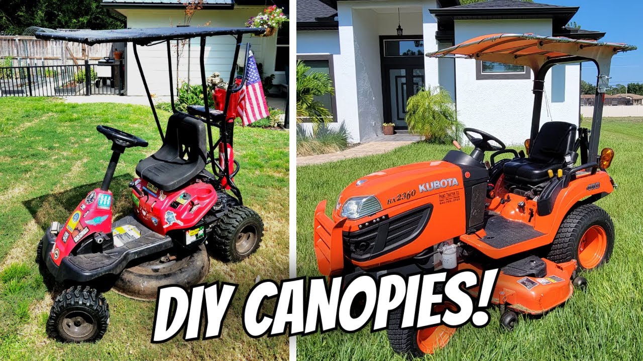 Stay Cool With These Mower Canopy Ideas!
