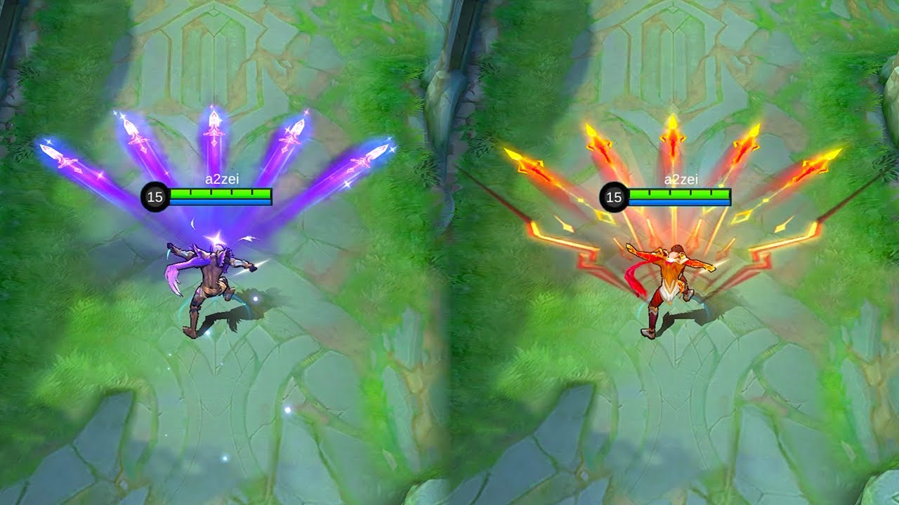 Gusion Dimension Walker Skin VS Night Owl Skin MLBB Comparison