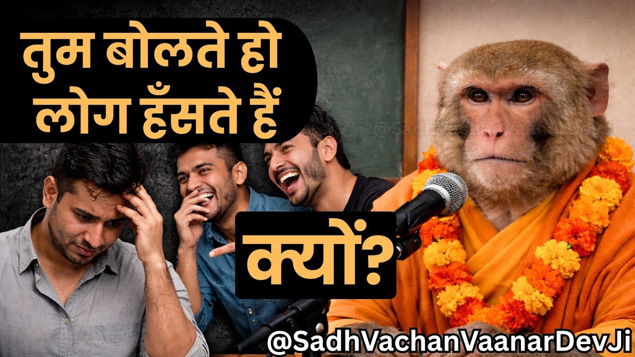 लोग तुम्हारी बात नहीं मानते क्योंकि तुम मज़ाक बन चुके हो | कड़वा सच | बन्दर बाबा
