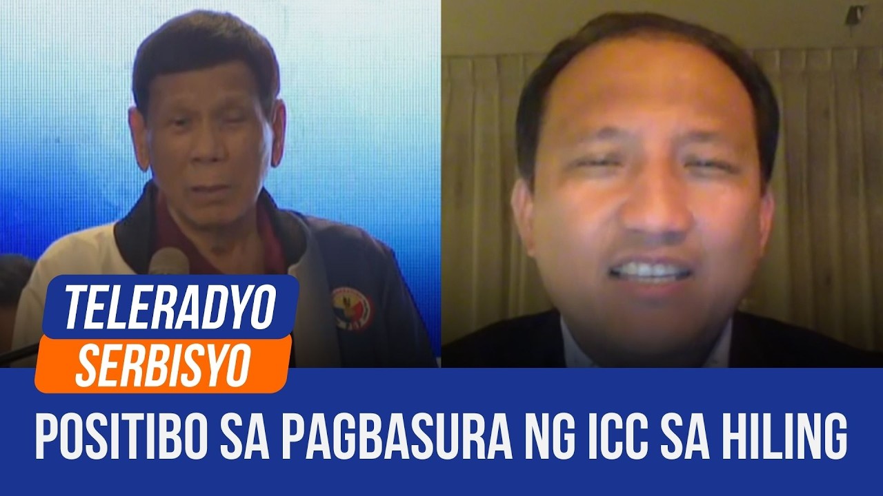 EJK victims lawyer welcomes ICC decision on rejecting Duterte's bid to remove 2 judges | 08 May 2025