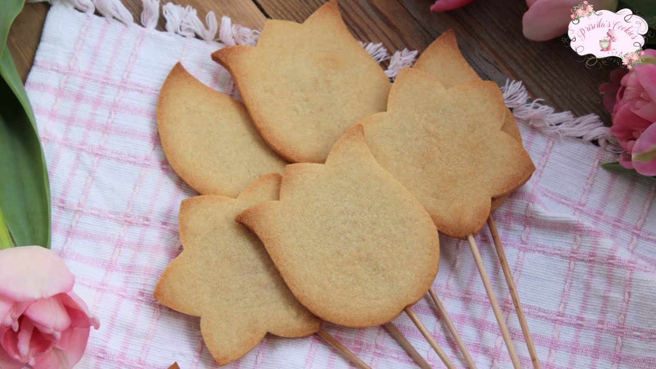 Cómo hacer galletas con palito (1/2)I Piruletas de galleta - Biscuiți pe băț I Priscila's Cookies 🍭