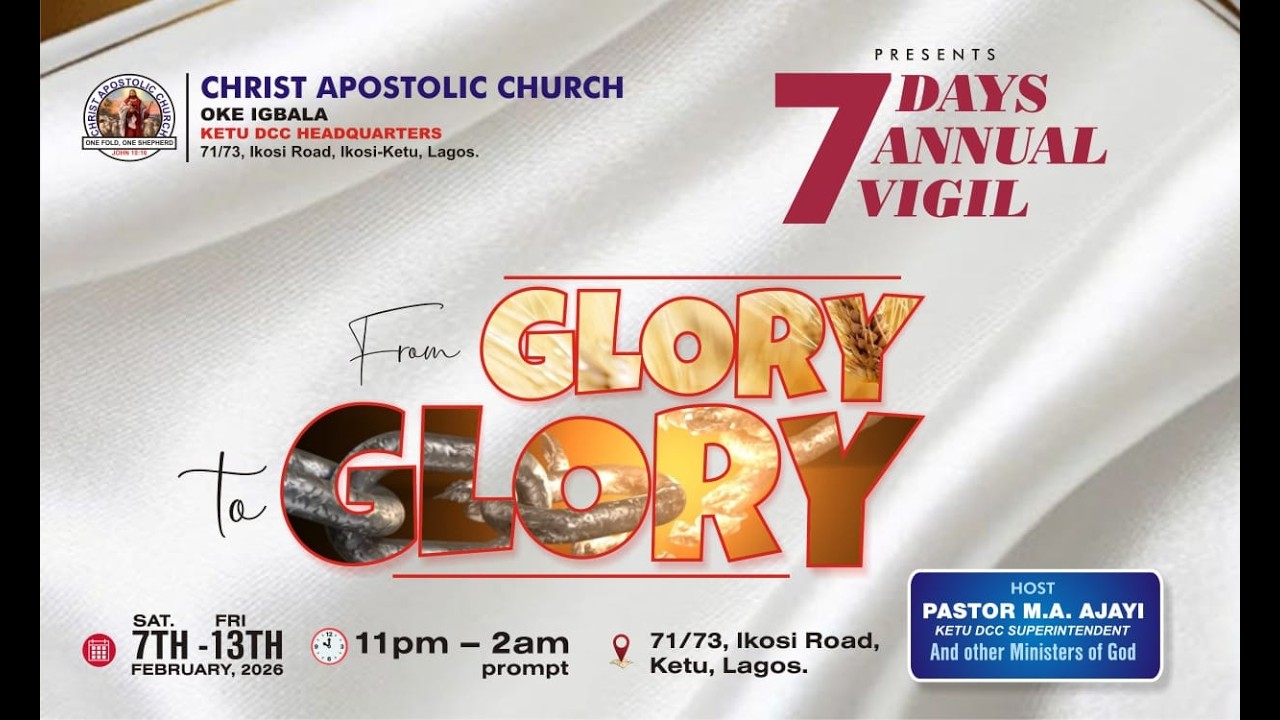 C.A.C OKE IGBALA KETU DCC l 40 DAYS PRAYER | DAY 38 | DAY 5 OF 7 DAYS VIGIL | FEBRUARY 11, 2026