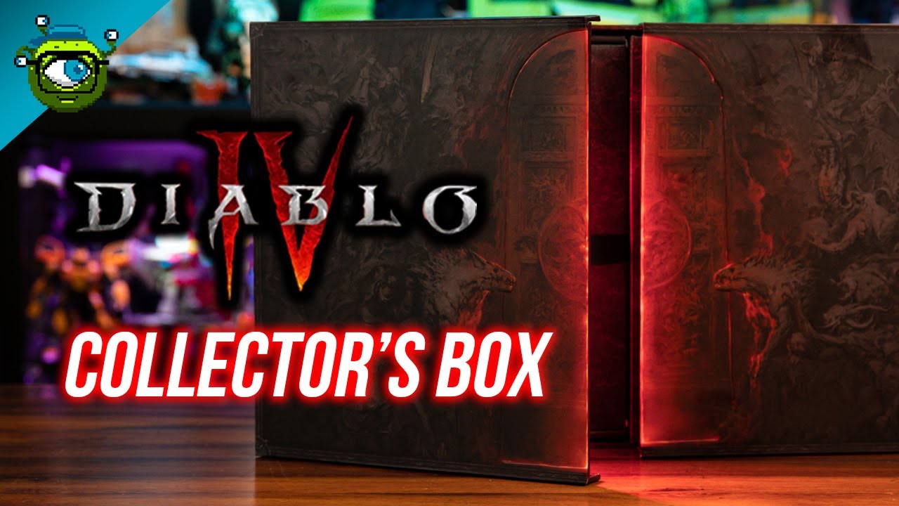 Распаковка коллекционного набора Diablo 4: подробный обзор содержимого.