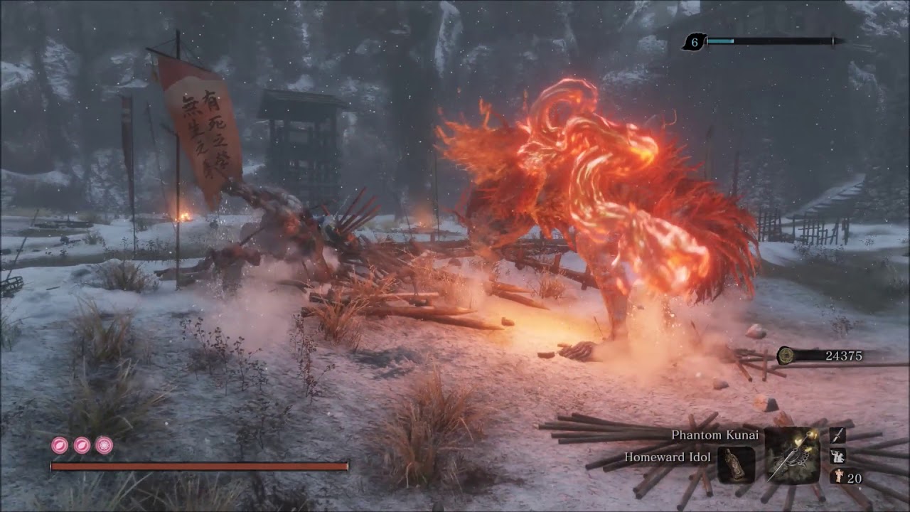 Genichiro, Isshin & Owl VS Demon of Hatred