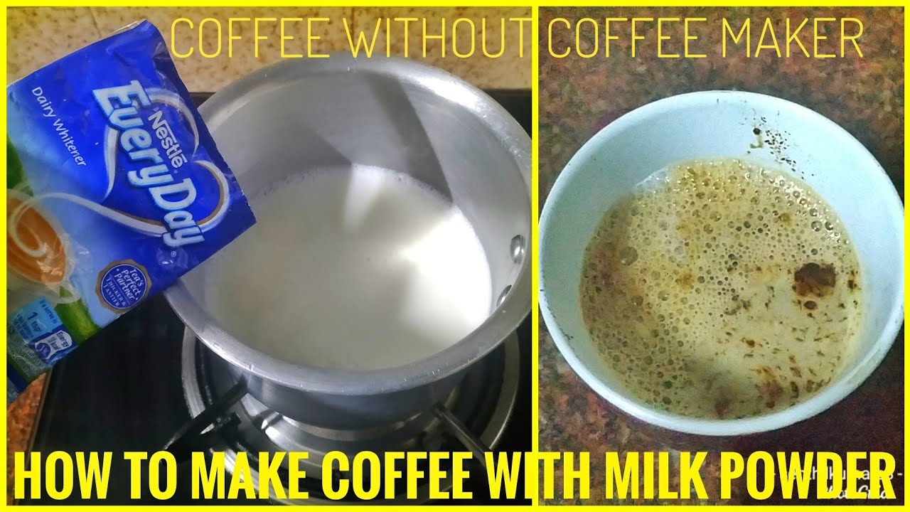 How to make coffee with milk powder | Make Perfect Coffee at Home | Recipe for homemade coffee