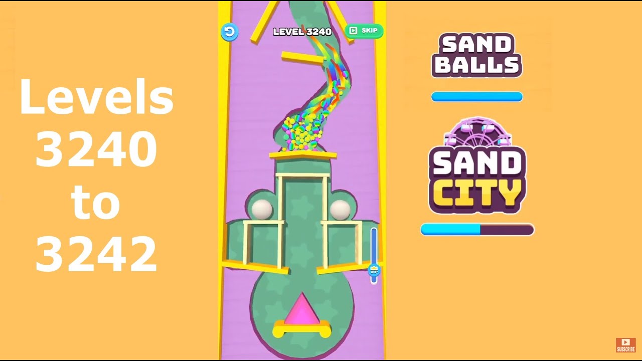 Sand Balls ALL Levels 3240 to 3242 SayGames