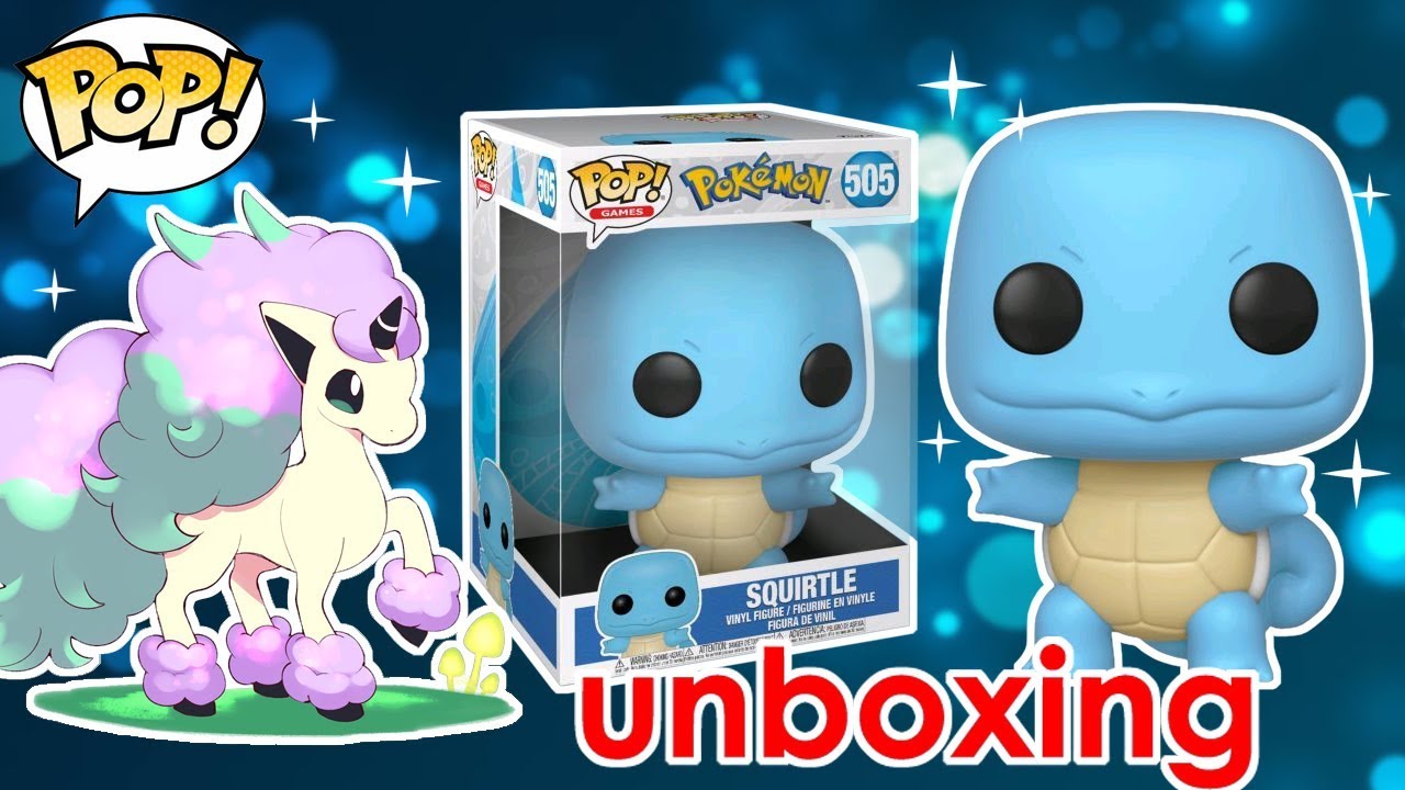 Pokémon Unboxing Squirtle Funko Pop!! y Bosque Lumininto