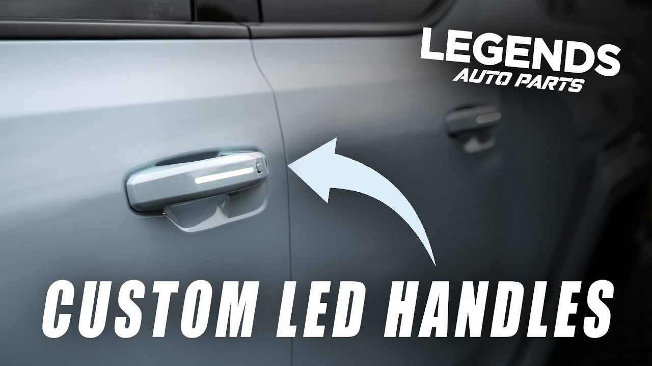Custom LED Handles for 2021-2025 Hummer EV
