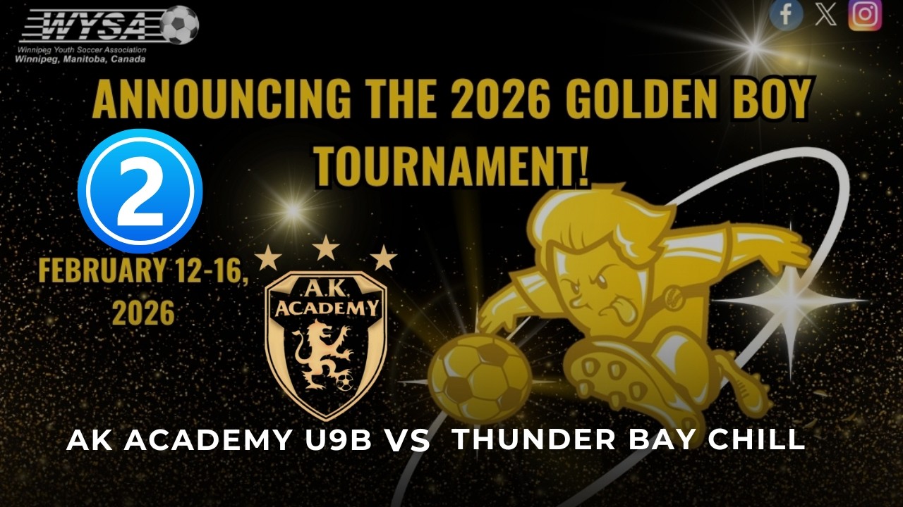 AK U9 vs Thunder Bay Chill U10 | INTENSE 5-5 Draw! ⚽🔥 | Golden Boy Tournament – Match 2