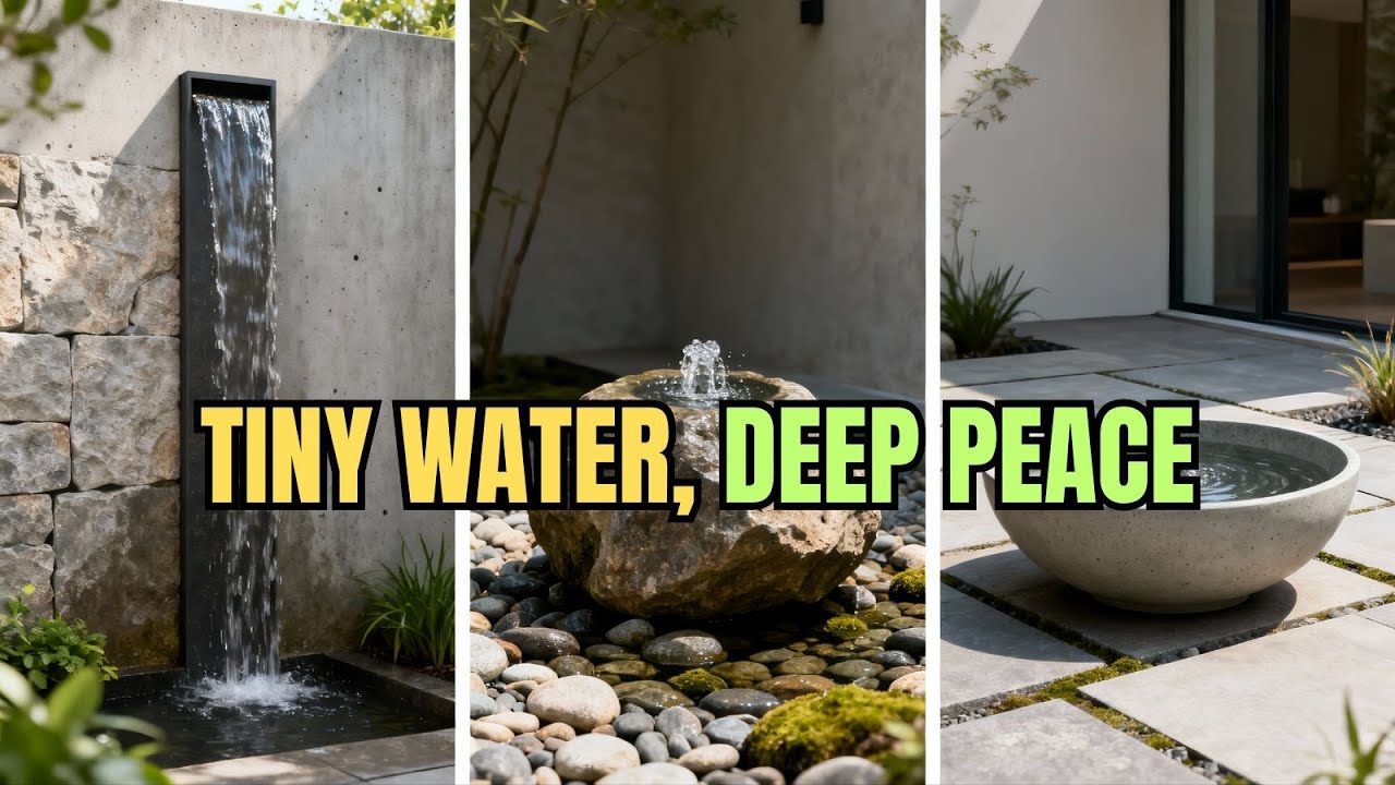 2026 Small Backyard Water Feature Ideas | Turn Tiny Spaces Into a Calm Outdoor Oasis