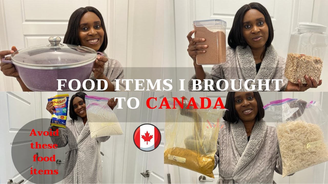 VERY IMPORTANT FOODSTUFFS YOU SHOULD BRING WITH YOU WHILE TRAVELLING ABROAD