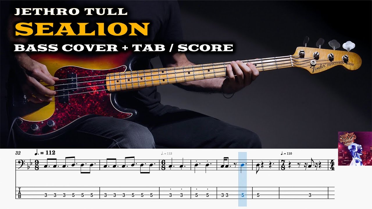 Jethro Tull - Sealion - [BASS COVER / TRANSCRIPT]