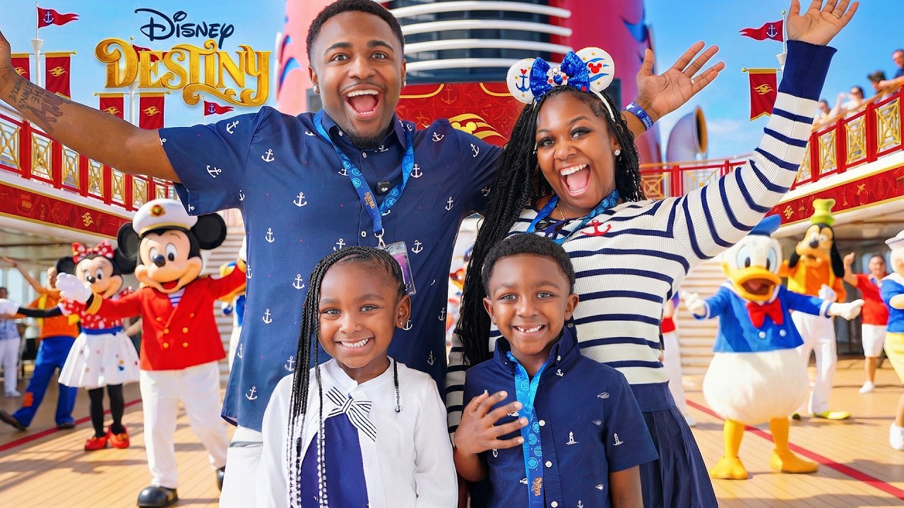 OUR FIRST EVER DISNEY CRUISE AS A FAMILY OF 5! *DISNEY DESTINY*