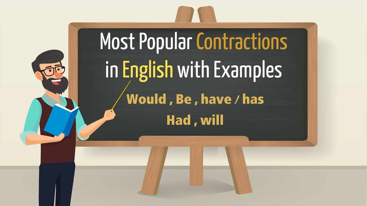 Most Popular Contractions in English with Examples
