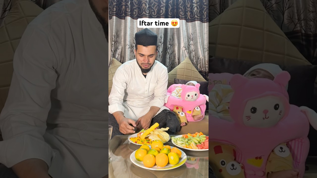 Iftar time 😍 Ramadan mubarak ❤️ Noor e Ramzan #ramadan #ramzanstatus #shorts #alaamirkhan