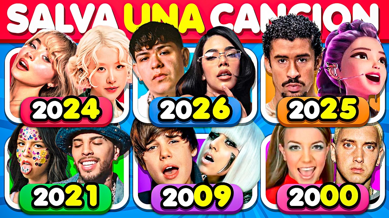Salva 1 Canción por Cada Año [2000 - 2026] 🎙️🎸🔊 ¿Qué Canción Prefieres? | TriviaTime