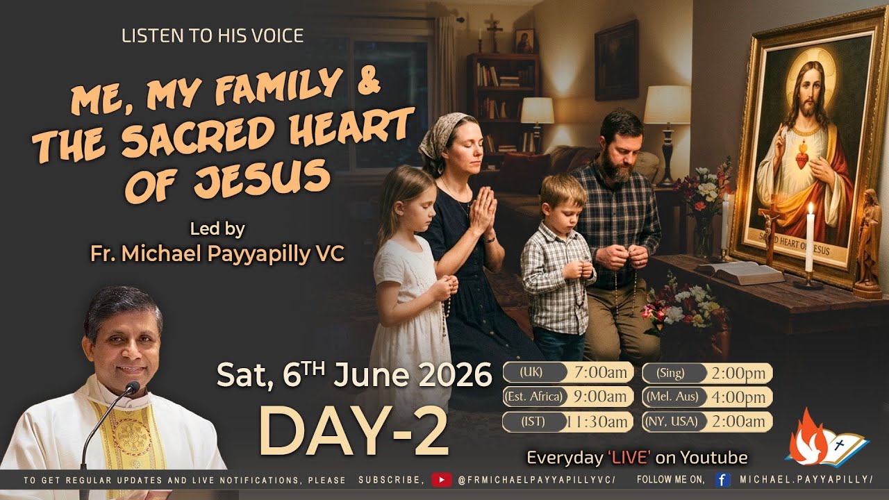 Listen to His Voice - Me, my family & the Sacred Heart of Jesus - Day 2