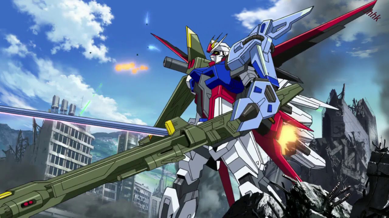 the GAT-X105+AQM/E-YM1 Perfect Strike Gundam