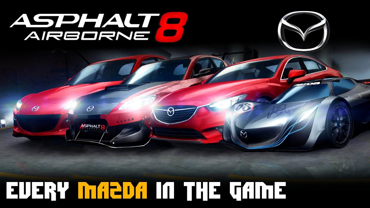 Asphalt 8: Full Mazda Showcase (Every Car in-game)