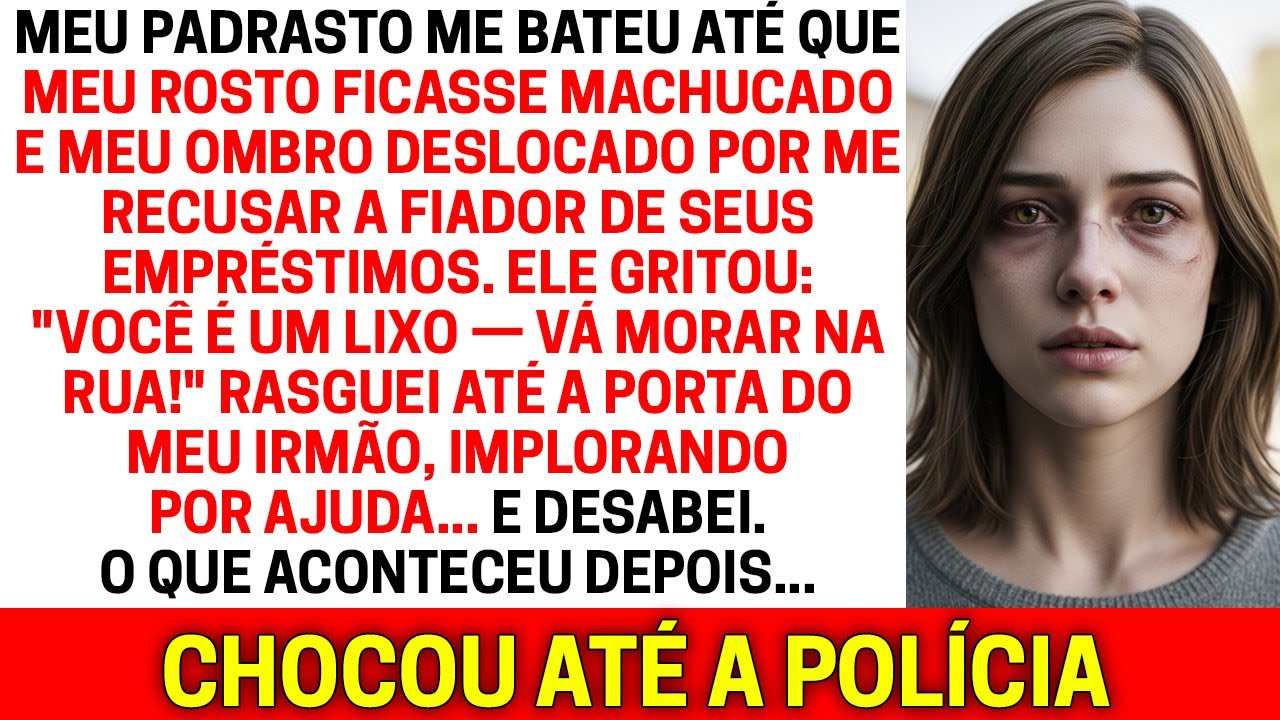 Meu padrasto me espancou porque recusei ser fiador — e minha mãe disse que a culpa era minha