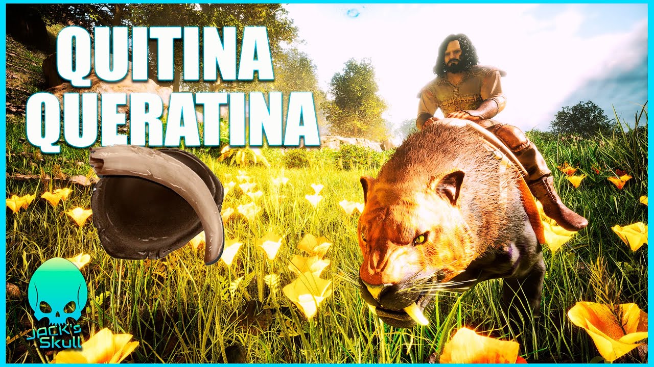 COMO CONSEGUIR QUITINA en ARK ASCENDED