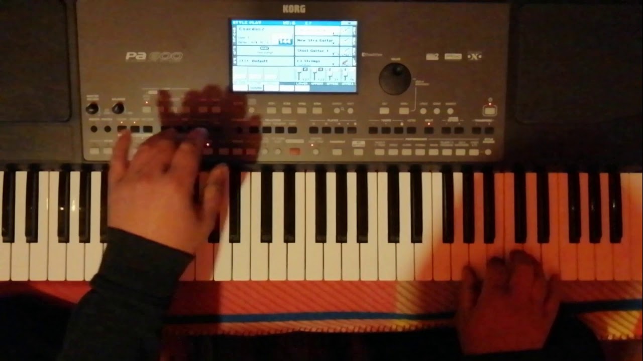 Korg pa 600 Csárdás teszt