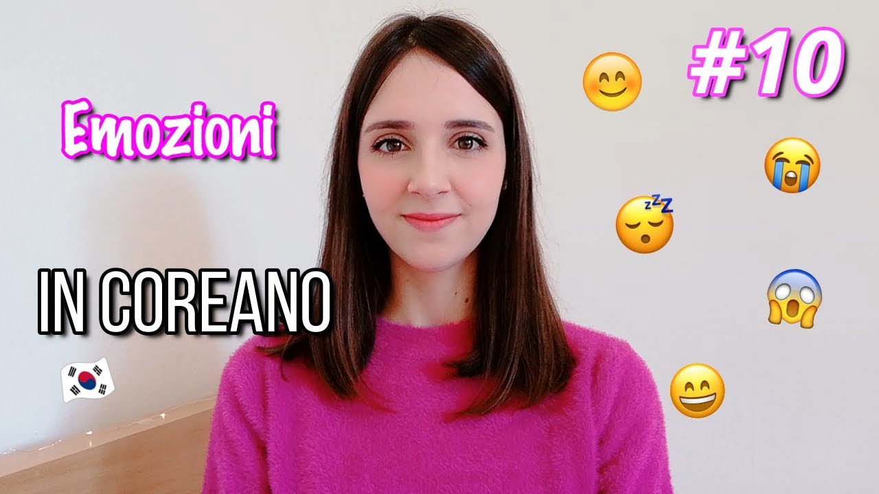 🇰🇷 EMOZIONI in coreano: le più importanti da sapere 😄😢😊😨 | Parla coreano 2 ep 10