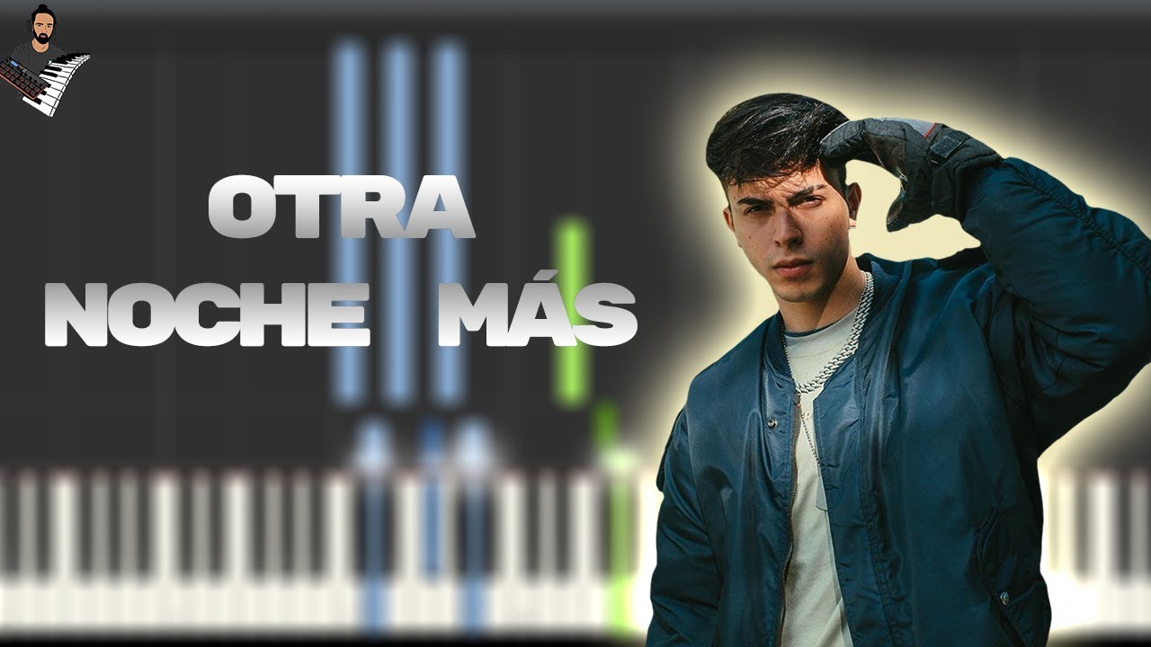 Rusher King - OTRA NOCHE MAS (Lado B) | Instrumental Piano Tutorial / Partitura / Karaoke / MIDI