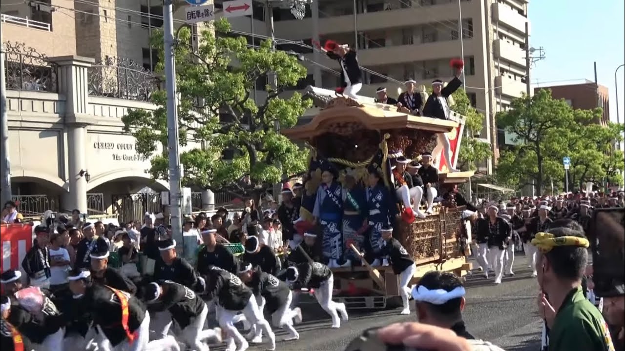 令和七年 岸和田だんじり祭 試験曳きカンカン場 2025/9/7
