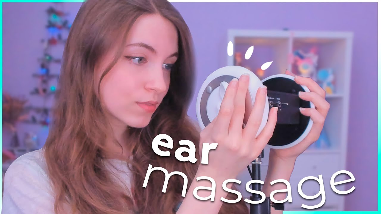 EAR MASSAGE oil and wipes 💖| ASMR 3DIO 👂🏻