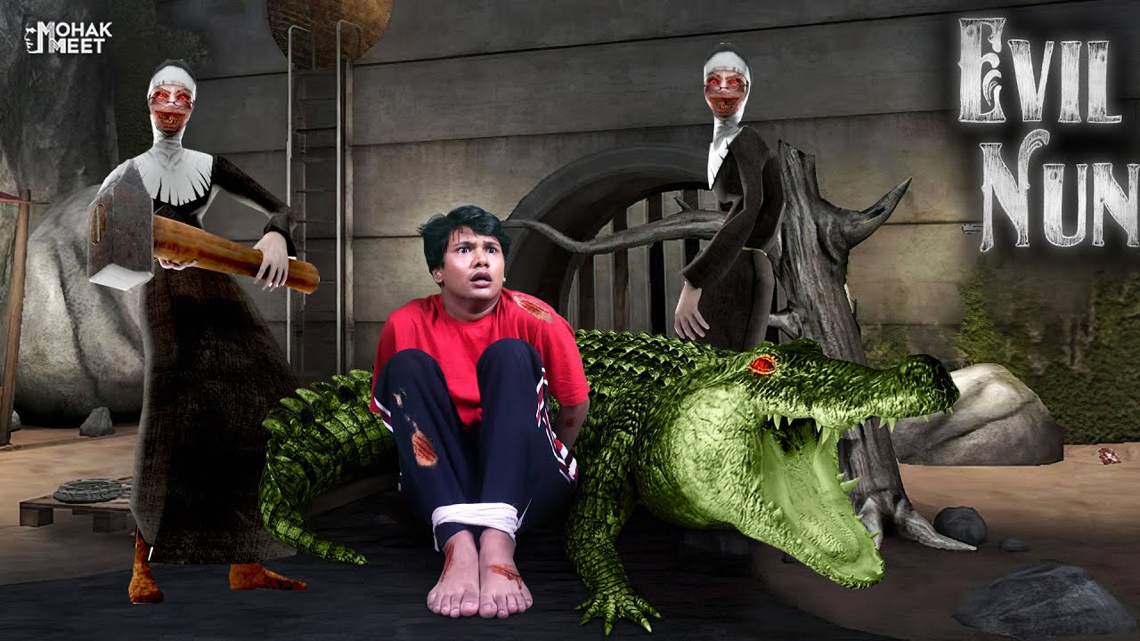 EVIL NUN - SEWER ESCAPE GAMEPLAY | CROCODILE - HORROR GAMEPLAY #Gameplay #games MOHAK MEET GAMING