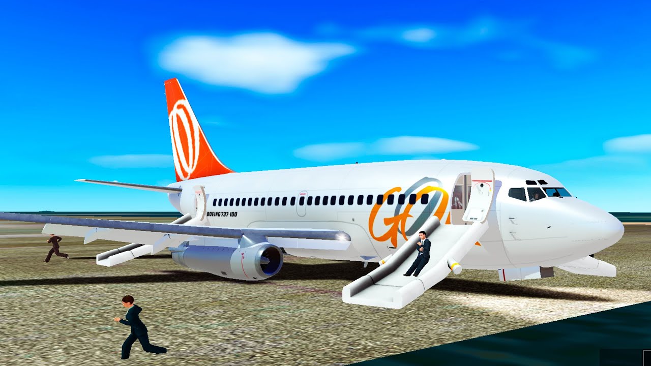Voar num mini Boeing 737 é estranho