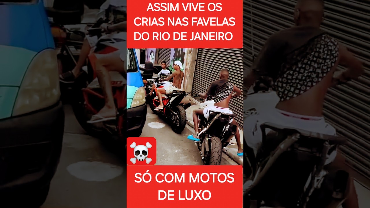 ALERTA GERAL: ASSIM VIVE OS CRIAS NAS FAVELAS DO RIO DE JANEIRO 