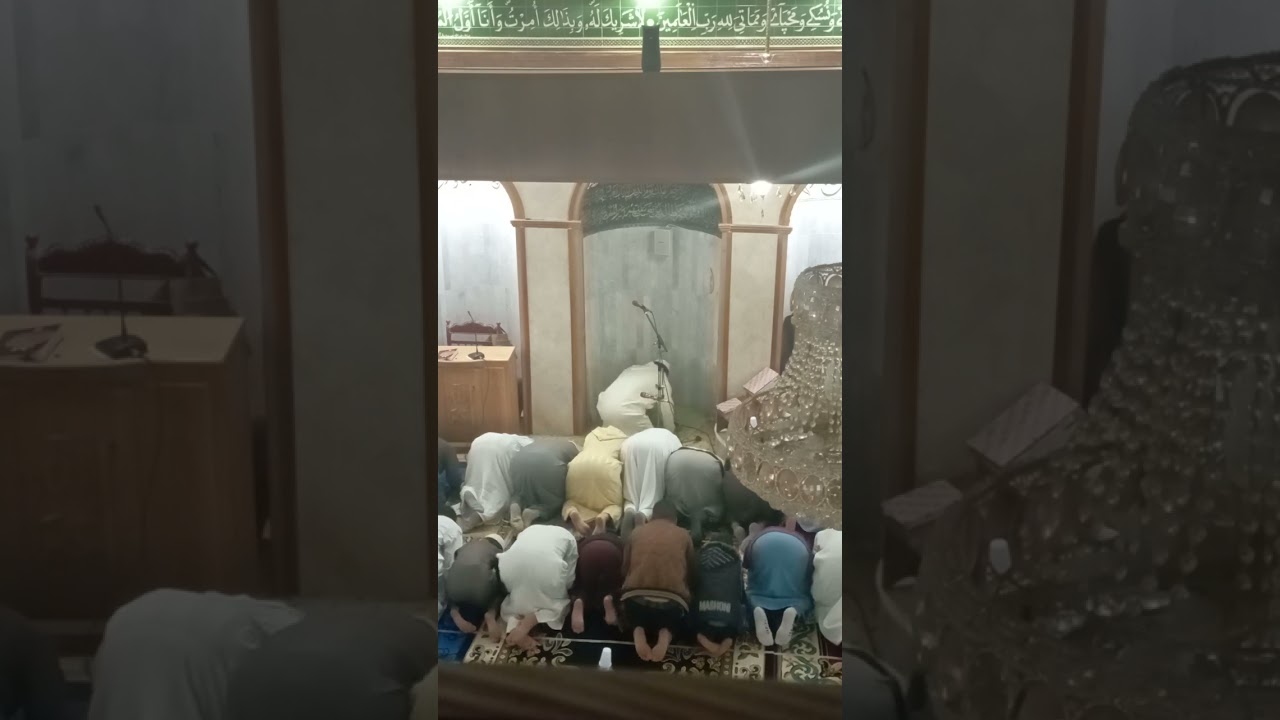صلاة التراويح بمسجد عائشة أم المؤمنين الجلفة والمقرئ بدر الدين سراي