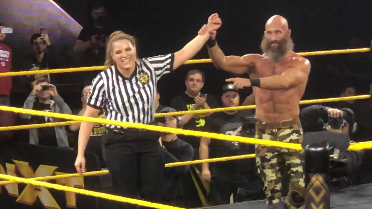 Jessika Carr NXT farewell (w/Tommaso Ciampa & Triple H)