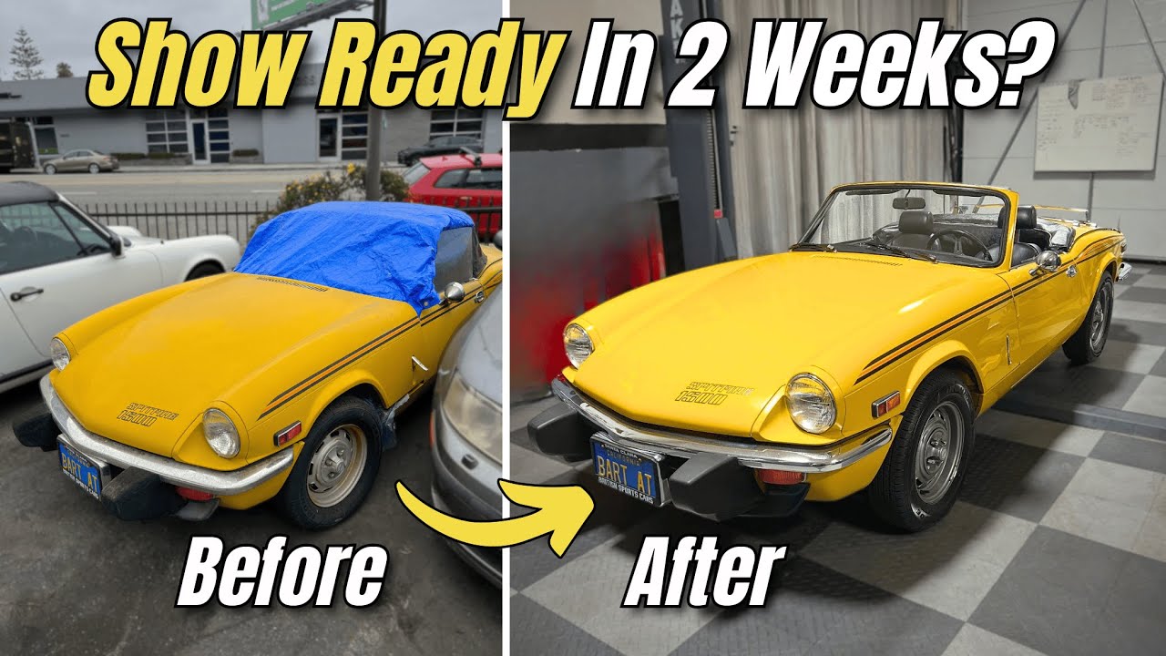 Последний рывок: успею ли я вовремя подготовить это шоу Triumph Spitfire 1976 года?
