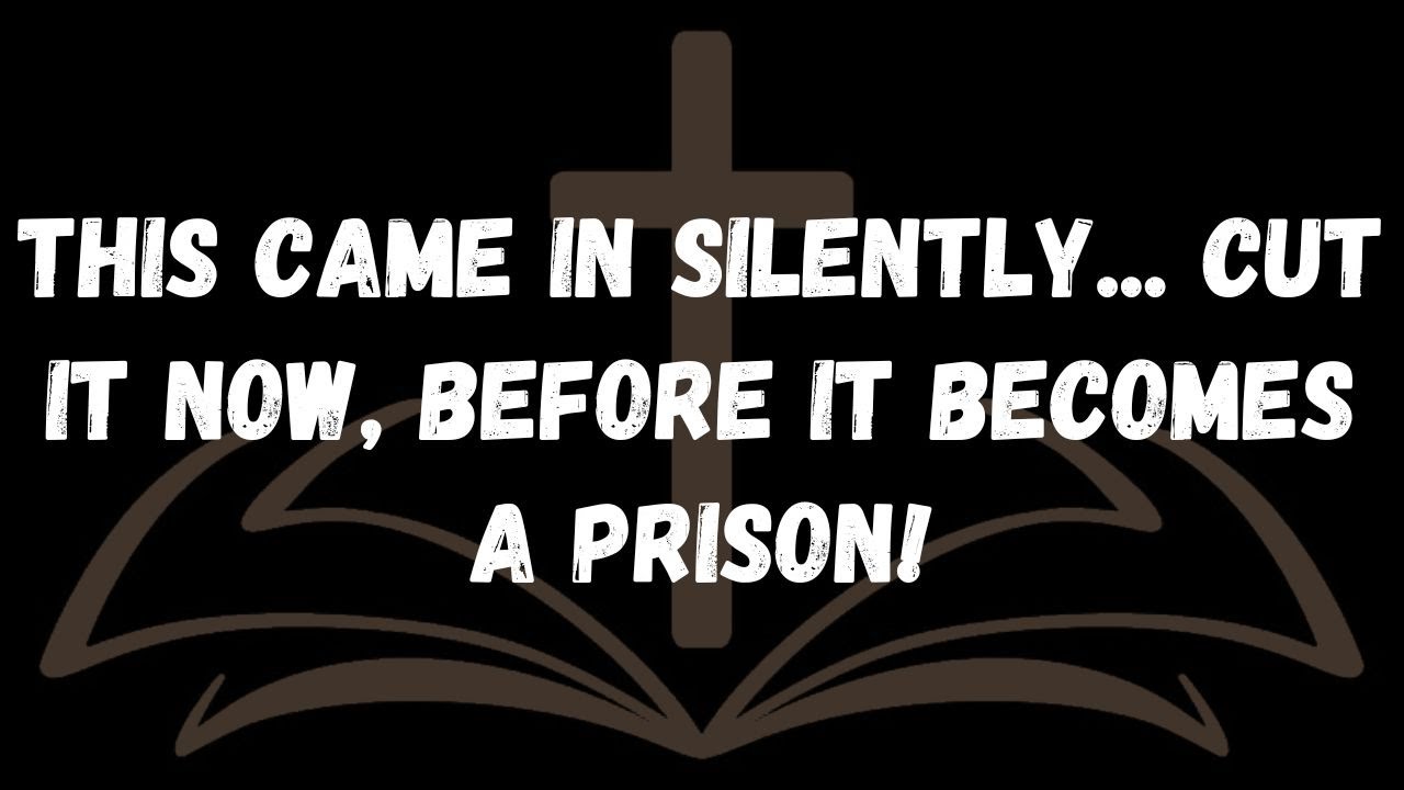 This came in silently... cut it now, before it becomes a prison!  MESSAGE FROM THE ANGELS 😇✨