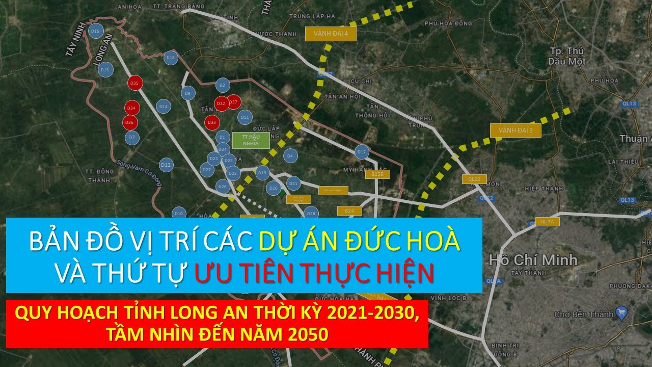Quy hoạch tổng thể dự án Đức Hoà Long An 2021 đến 2030 - Quy hoạch Long An