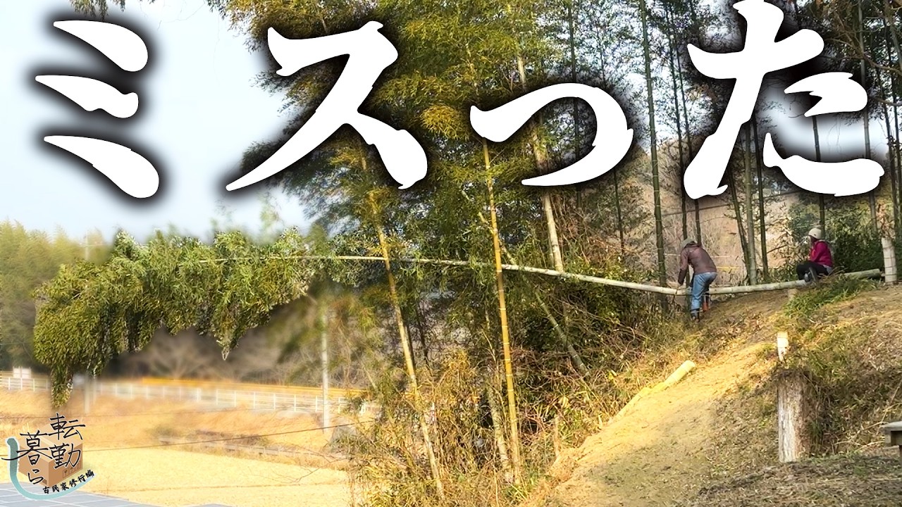 【田舎暮らし】竹伐採やりまくり出した夫がやらかしてくれました