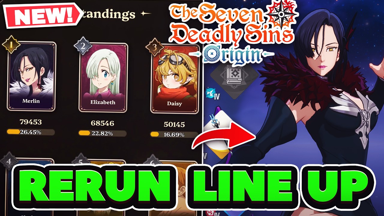 MERLIN IN 2 WEEKS! RERUN BANNER LINE UP RESULTS ARE IN? | 7DS: Origin