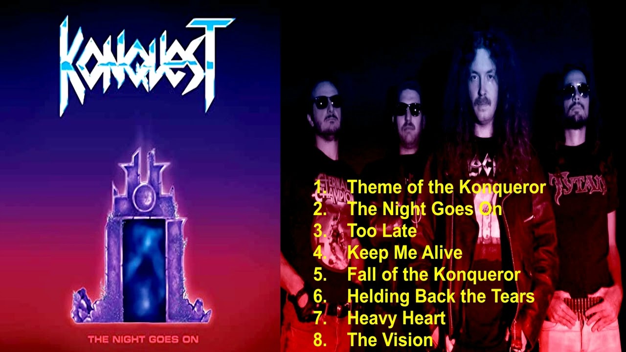 Konquest | Italy | 2021 | The Night Goes On | Full Album | Heavy Metal